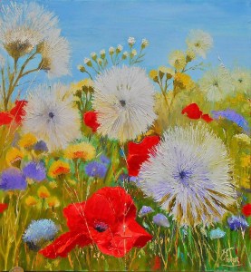 Artiste peintre de Provence, vente de tableaux. LE CHAMPÊTRE